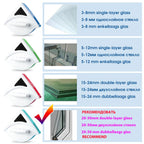 Doppelseitiger magnetischer Glaswischer – Wählen Sie die richtige Dicke (3–8 mm, 5–15 mm, 15–24 mm, 20-30mm) für Ihre Fensterreinigungsbedürfnisse