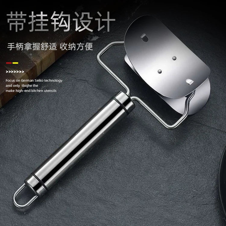 304 Edelstahl Knödel Wrapper Schneiden Schneiden Form Roller runde Keks Drücken Knödel Haut Mold Schneiden Clip Werkzeug