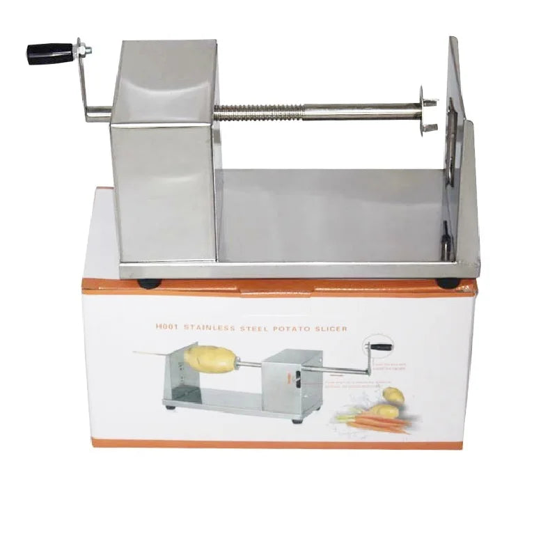 Kartoffelschneider Tornado, halbautomatische Dehnspirale aus dickem Edelstahl