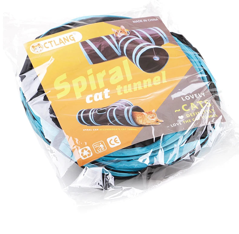 5/4/3 Löcher Haustier Katzen tunnel lustiges Spielzeug für Katzen faltbares Katzen spielzeug interaktive Katze Kaninchen Tier spielen Spiele Tunnel Chat Haustier Produkt