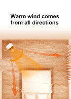 46-Zoll-Ventilator, heißer und kalter Wind, intelligente stehende Ventilatoren, Bodenventilator für Zuhause, Turm, geräuschlose Fernbedienung, Luftzirkulator, Lüfter