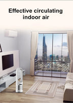 46-Zoll-Ventilator, heißer und kalter Wind, intelligente stehende Ventilatoren, Bodenventilator für Zuhause, Turm, geräuschlose Fernbedienung, Luftzirkulator, Lüfter