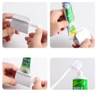 Zahnpasta-Tubenquetscher mit Halter – Drehbarer Tube Dispenser für Bad & Küche