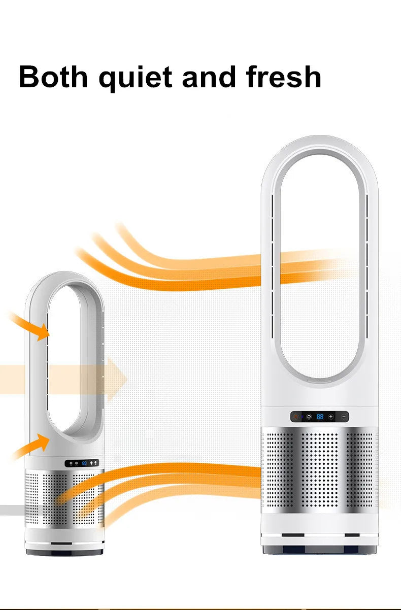 46-Zoll-Ventilator, heißer und kalter Wind, intelligente stehende Ventilatoren, Bodenventilator für Zuhause, Turm, geräuschlose Fernbedienung, Luftzirkulator, Lüfter