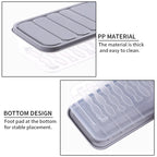 Gefrierschrank-Knödelbox, Lebensmittelaufbewahrungsbehälter, stapelbare Lebensmittelaufbewahrungsbox mit Deckel, quadratische, einlagige, versiegelte, transparente Kunststoffbox