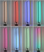 NEUE Moderne RGB Remote Minimalist LED Boden Lampen Bunte Alexa Stehend Lampe für Wohnzimmer decor Indoor Boden Lichter