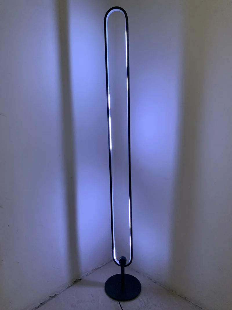 NEUE Moderne RGB Remote Minimalist LED Boden Lampen Bunte Alexa Stehend Lampe für Wohnzimmer decor Indoor Boden Lichter