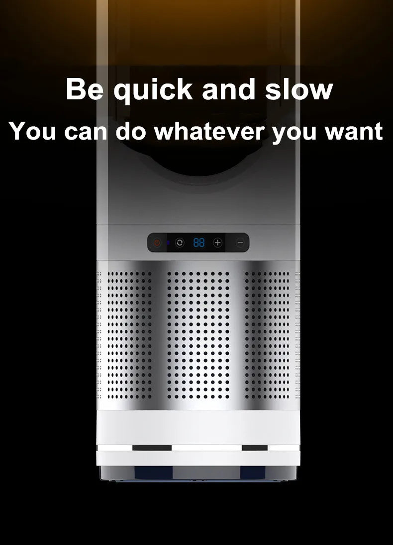 46-Zoll-Ventilator, heißer und kalter Wind, intelligente stehende Ventilatoren, Bodenventilator für Zuhause, Turm, geräuschlose Fernbedienung, Luftzirkulator, Lüfter