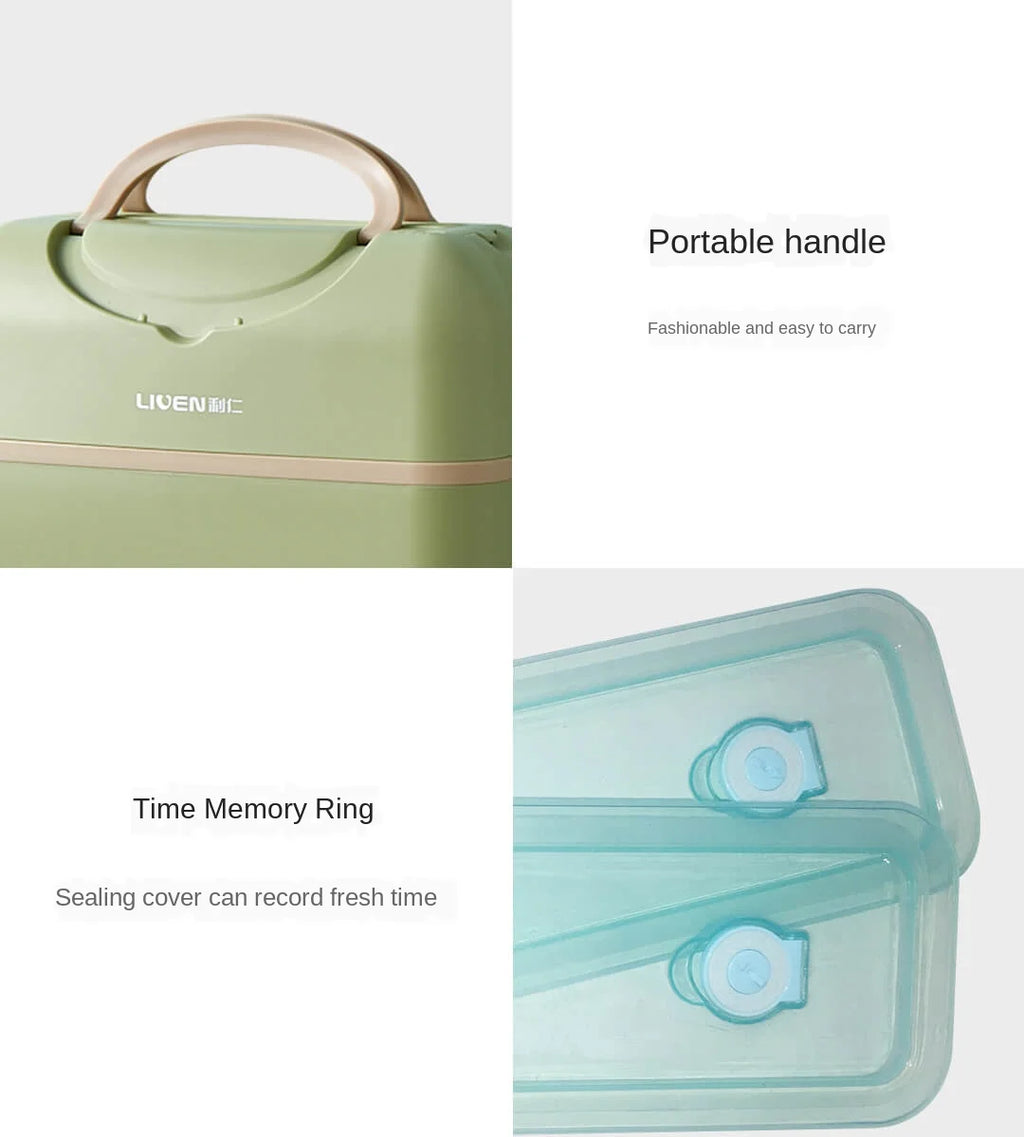Youpin Mijia Liren Tragbare Kochen Elektrische Lunchbox Vakuum Dichtung Stille Heizung Große Kapazität Doppel Schicht Dampf Smart Artefakt