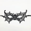 Venezianische Spitzenmaske – Schwarze Augenmaske für Maskerade, Halloween & Karneval