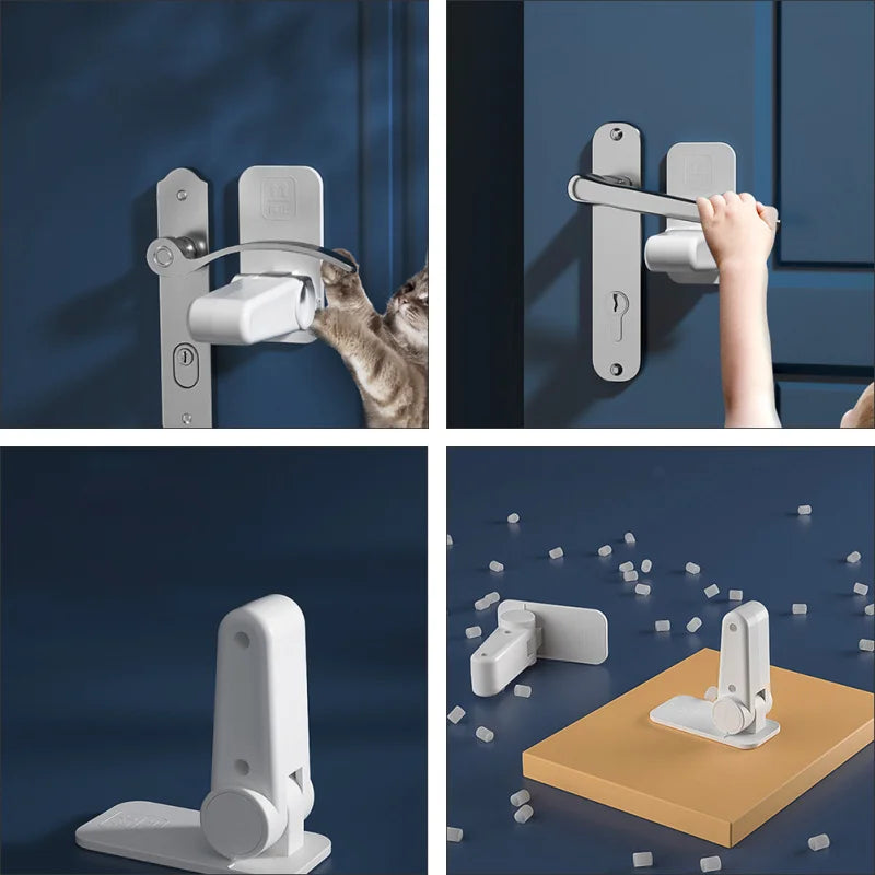 Kinder Sicherheit Schutz Hause Ofen Schloss Baby Sicherheit Zubehör Universal Schrank Schublade Schloss Tür Block Einfach zu Installieren