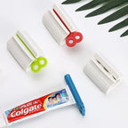 Zahnpasta-Tubenquetscher mit Halter – Drehbarer Tube Dispenser für Bad & Küche
