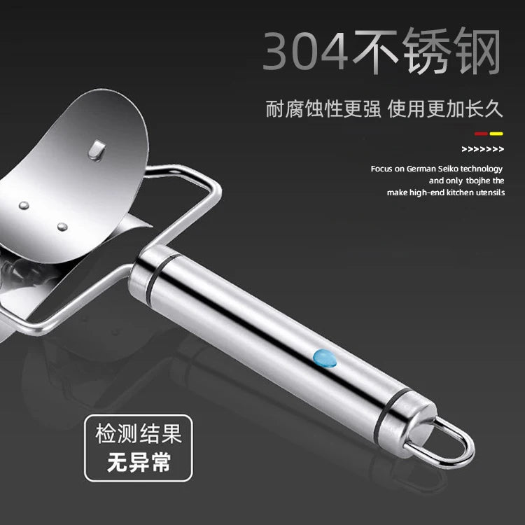 304 Edelstahl Knödel Wrapper Schneiden Schneiden Form Roller runde Keks Drücken Knödel Haut Mold Schneiden Clip Werkzeug