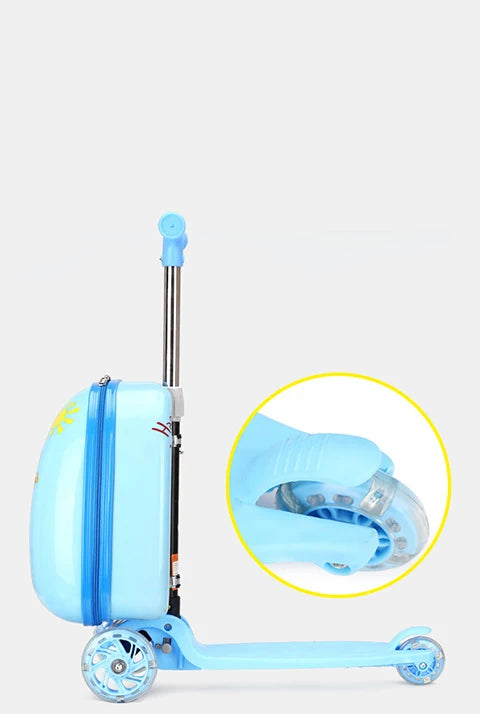 Niedlicher Cartoon-Kinderroller-Koffer auf Rädern