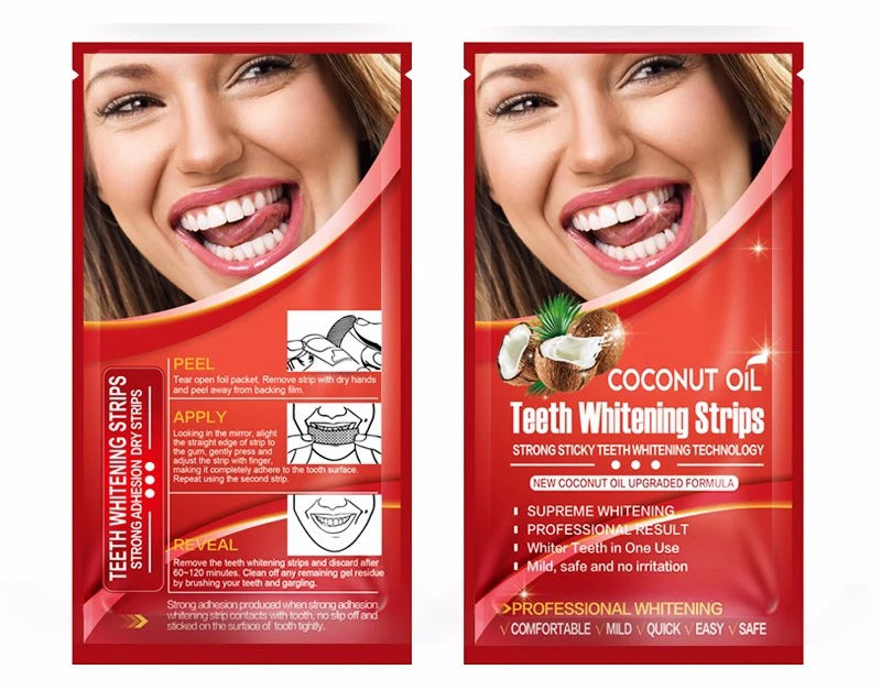 3D Weiße Zähne Whitestrips, Luxe Professionelle Wirkung, Original Mundhygiene Zahn, Zahnaufhellungsstreifen