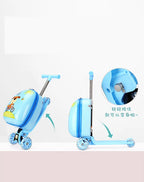 Niedlicher Cartoon-Kinderroller-Koffer auf Rädern