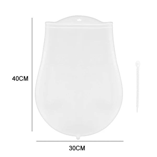 PGY Silikon-Knetbeutel – Lebensmittelecht, Antihaft, wiederverwendbar, S (21×30) oder L (30×40 cm)