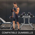 VEVOR 24KG Verstellbare Hantelsets, Hantelständer und Hantelgewicht