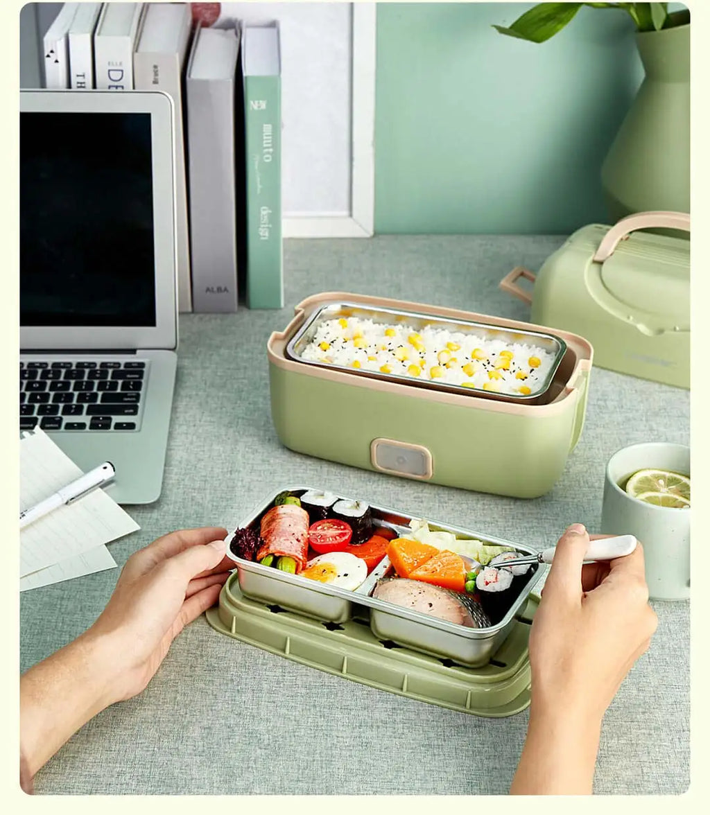 Youpin Mijia Liren Tragbare Kochen Elektrische Lunchbox Vakuum Dichtung Stille Heizung Große Kapazität Doppel Schicht Dampf Smart Artefakt
