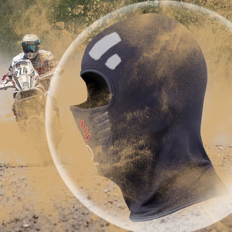 Winter Snowboard Vollgesichtsmaske, Ski, Radfahren, Sturmhaube für Fahrrad Gesichtsbedeckung Thermo Kopfwärmer Hut Kapuze Fahrradmaske Winddicht