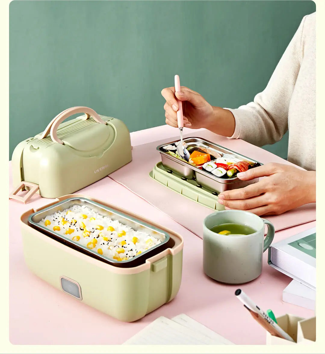 Youpin Mijia Liren Tragbare Kochen Elektrische Lunchbox Vakuum Dichtung Stille Heizung Große Kapazität Doppel Schicht Dampf Smart Artefakt