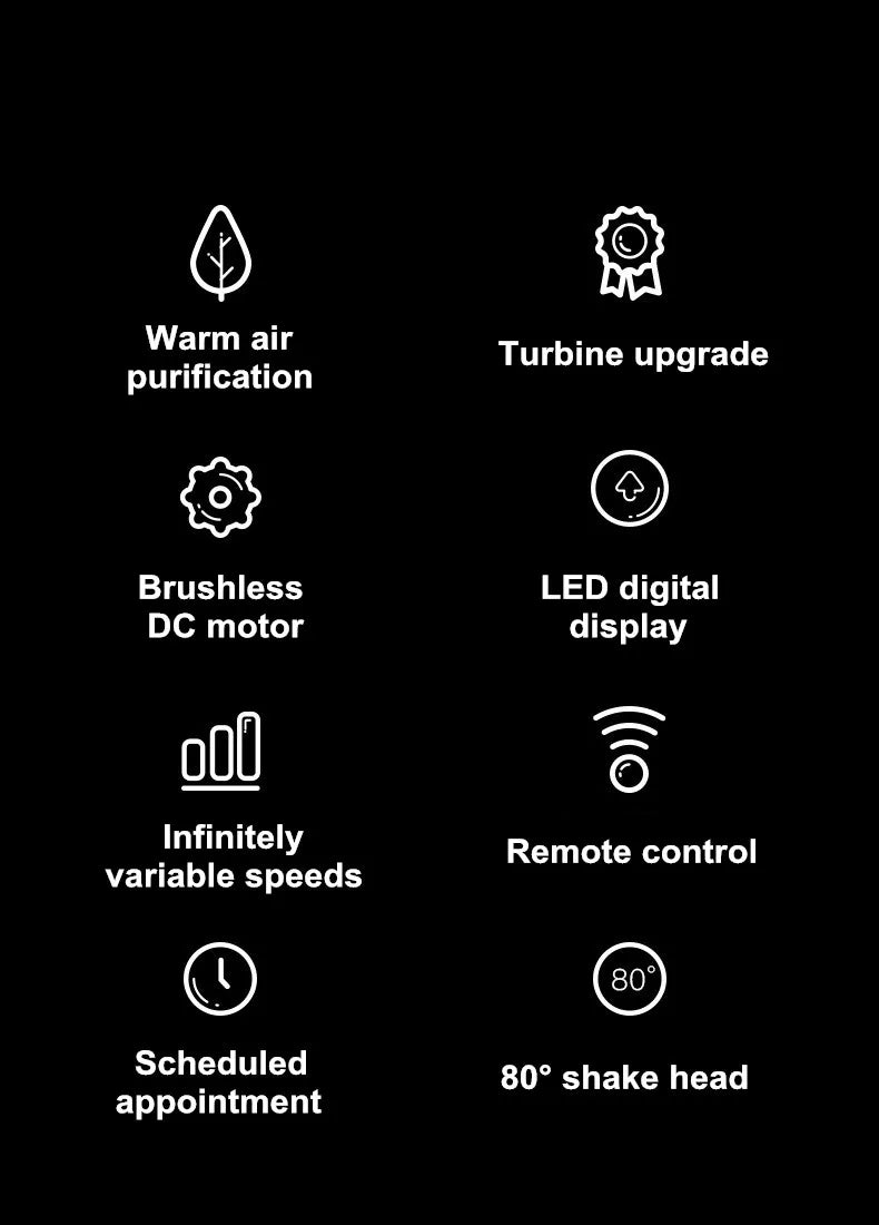 46-Zoll-Ventilator, heißer und kalter Wind, intelligente stehende Ventilatoren, Bodenventilator für Zuhause, Turm, geräuschlose Fernbedienung, Luftzirkulator, Lüfter