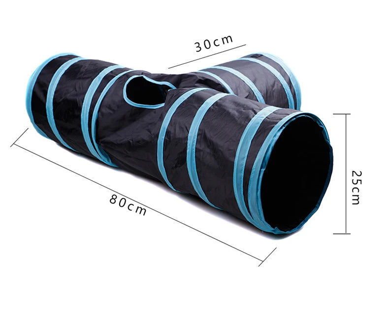 5/4/3 Löcher Haustier Katzen tunnel lustiges Spielzeug für Katzen faltbares Katzen spielzeug interaktive Katze Kaninchen Tier spielen Spiele Tunnel Chat Haustier Produkt