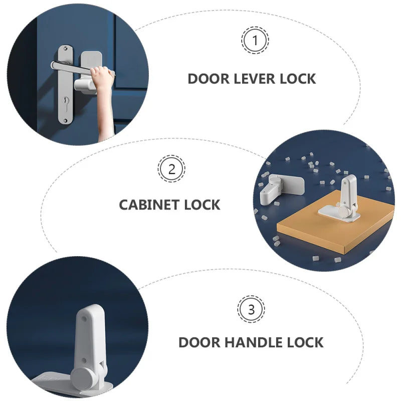 Kinder Sicherheit Schutz Hause Ofen Schloss Baby Sicherheit Zubehör Universal Schrank Schublade Schloss Tür Block Einfach zu Installieren