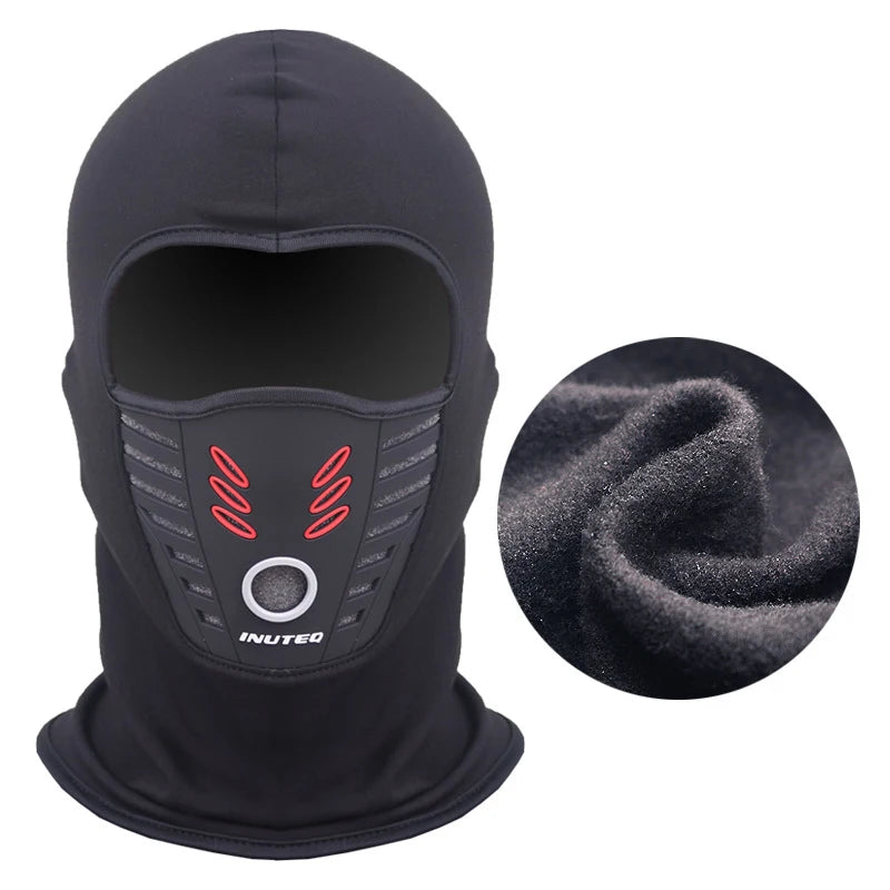 Winter Snowboard Vollgesichtsmaske, Ski, Radfahren, Sturmhaube für Fahrrad Gesichtsbedeckung Thermo Kopfwärmer Hut Kapuze Fahrradmaske Winddicht