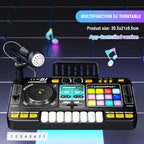 CONUSEA Kinder DJ-Mixer – Mikrofon, App-Steuerung, Klaviertastatur, 3–12 Jahre
