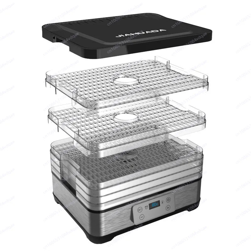 Obsttrockner Haushalt grenzüberschreitende Versorgung Lebensmitteltrockner Gemüse-Kräuterdörrgerät Obsttrockner Multifunktion