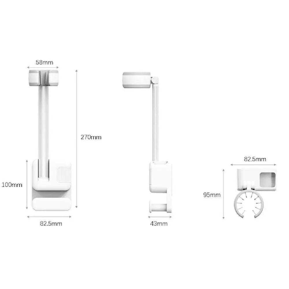 Haartrockner-Ständer, Haartrockner-Halter, Wandhalterung, drehbarer Haartrockner-Rack, stanzfrei, 2025, Haar-Styling-Werkzeuge, Organizer für Badezimmer