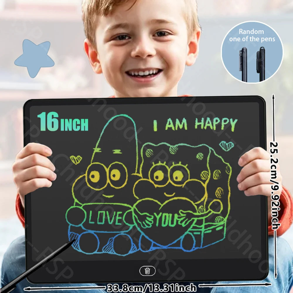 16/13/11 Zoll LCD Schreibtafel Zeichentablett Kinder