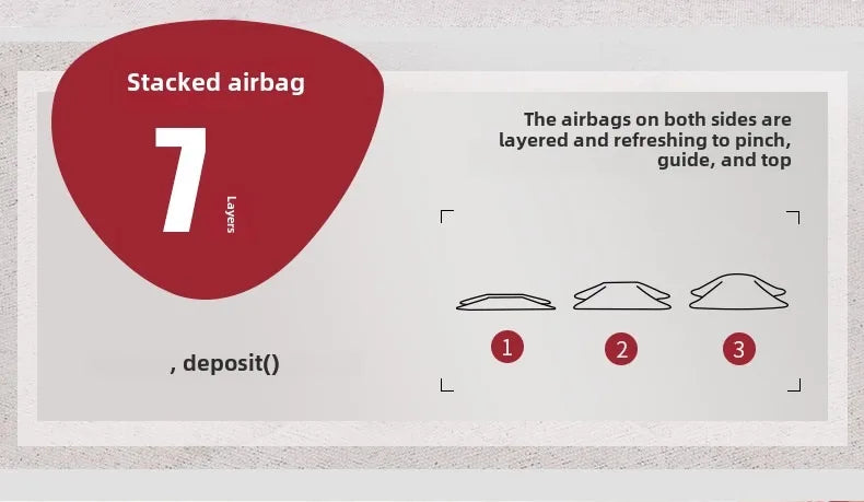 Ganzkörper-Massagematte mit Airbags, Dehnungsheizung, 3D-Entspannung der Lendenwirbelsäule, Rückenmassagegerät, PU-Leder, tragbar und tragbar