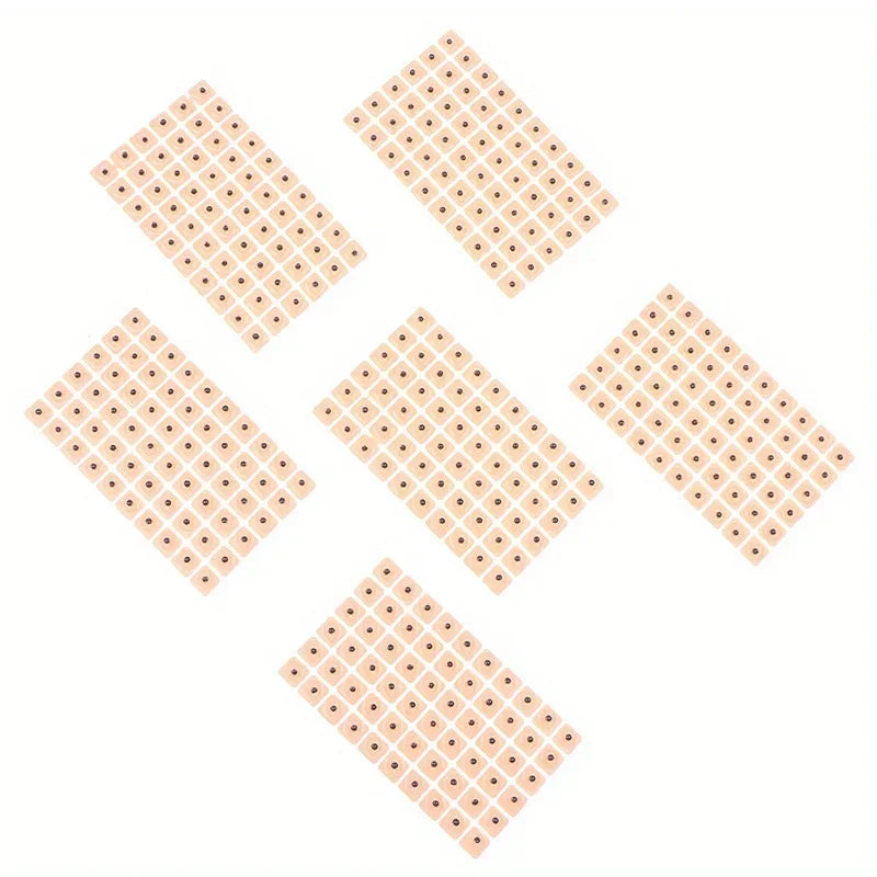600/1200PCS Entspannung Ohr Aufkleber, Therapie Nadel Patch, Ohr Akupunktur, Nadel Ohr Massage, Pflege Auriculotherapie, Vaccaria Samen