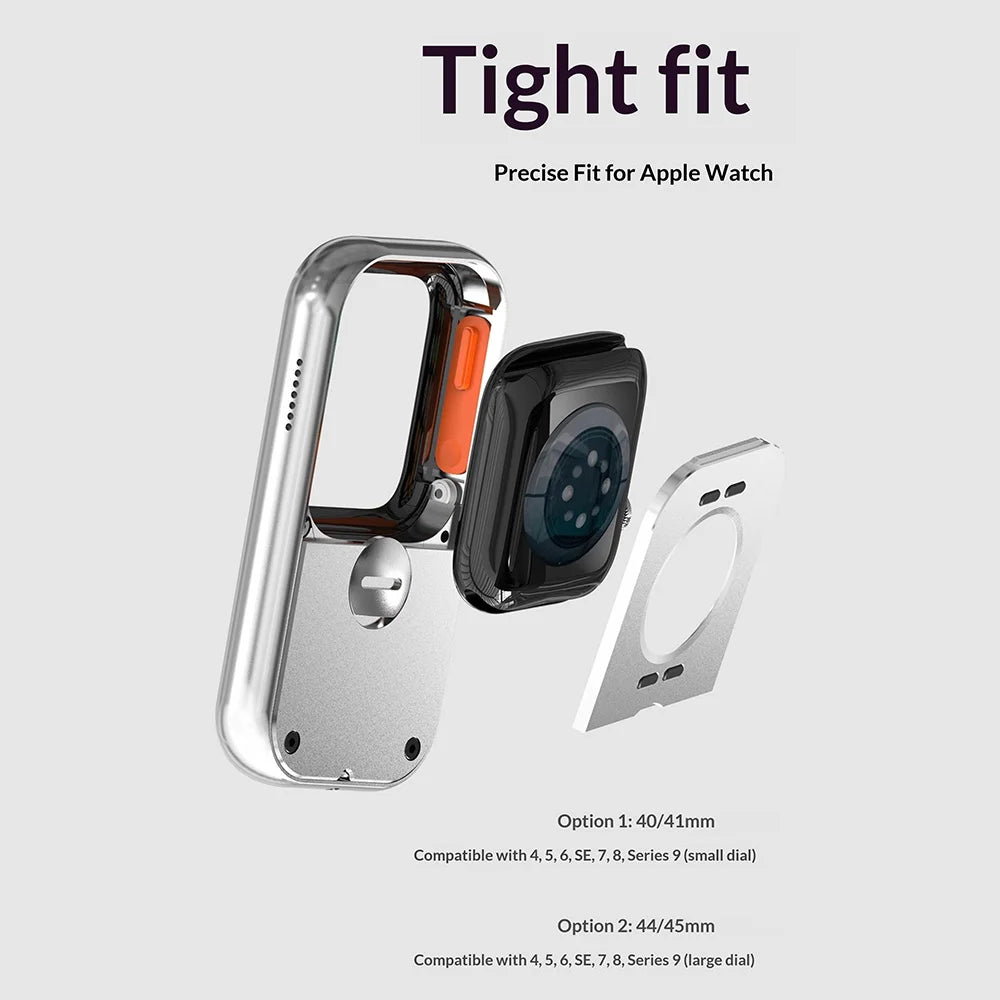 Schutzhülle aus Aluminium für Apple Watch 10, 11, 9, 8, 7, 6, 5, 4 und SE