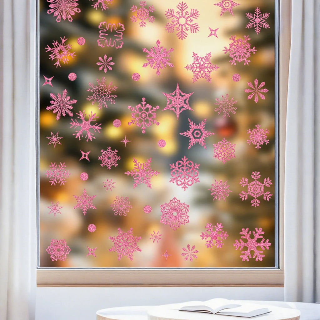 Weihnachts-Fensteraufkleber, Frohe Weihnachten, Dekorationen für Zuhause, 2025, Weihnachts-Wandaufkleber, Kinderzimmer, Neujahr, Dekoration 2026