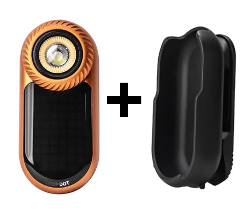 LOOPSK09-LOOPDOT LOOP Multifunktionale Mini-EDC-Taschenlampe, tragbare Handbeleuchtung, Taschenlampe für Outdoor-Sport, Camping, Höhlenforschung