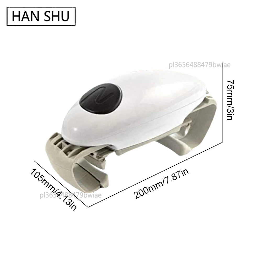 Elektrischer Dosenöffner, einfach und leicht zu öffnen von Dosenflaschen, batteriebetrieben, One-Touch-Blech für alle Arten von Gläsern, Flaschen