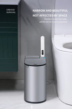 Neue Xiaomi Edelstahl Smart Mülleimer Wc Pinsel Anzug Wasserdichte Mülleimer mit Abdeckung Badezimmer Schmale Smart Sensor Eimer
