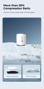 FLEXTAIL Tragbare Luftpumpe, Mini-Campingpumpe mit Licht, USB-C-Aufladung, ideal für Isomatten, Luftmatratzen, Vakuumbeutel