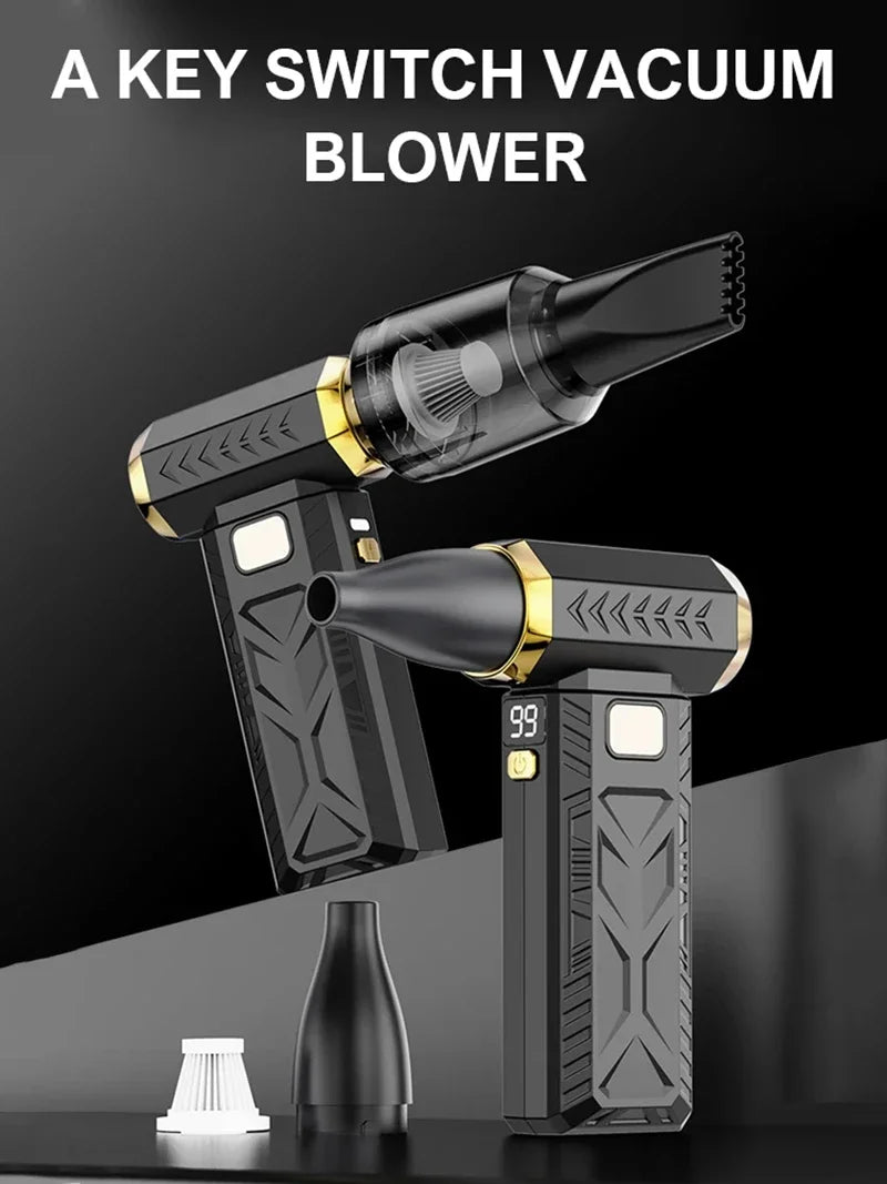 Xiaomi 400000 U/min Violent Fan Leistungsstarkes elektrisches Gebläse Tragbarer Staubreiniger Typ C Aufladung 53 m/s Bürstenloser Turbo-Jet-Lüftergebläse