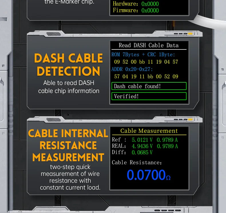 FNB58 USB-Tester, Voltmeter, Amperemeter, Typ C, Schnellladungserkennung, Auslöser, Kapazitätsmessung, Welligkeitsmessung