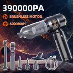 Auto-Staubsauger, leistungsstarker, tragbarer, kabelloser, bürstenloser Motor, Reinigungsmaschine, leistungsstarker Luftstaubsauger für Haushaltsgeräte