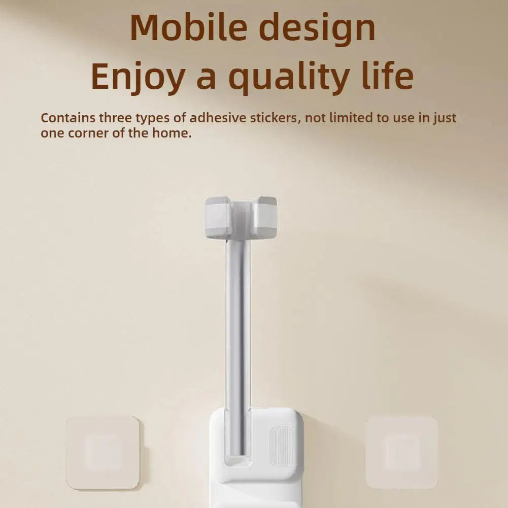 Haartrockner-Ständer, Haartrockner-Halter, Wandhalterung, drehbarer Haartrockner-Rack, stanzfrei, 2025, Haar-Styling-Werkzeuge, Organizer für Badezimmer