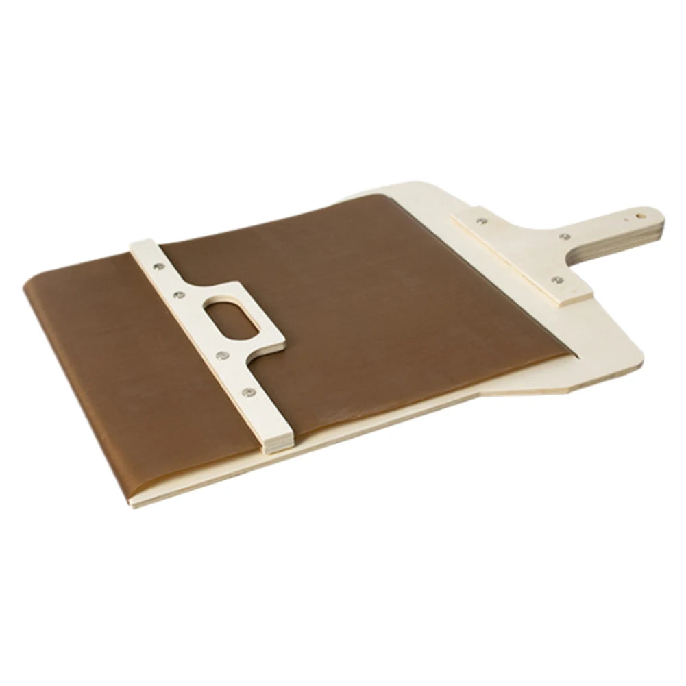 Schiebepizza, Peel Pizza, Schiebespaten, Antihaft-Holz Pizzaspaten, Paddel Multifunktion mit Griff zum Pizza backen