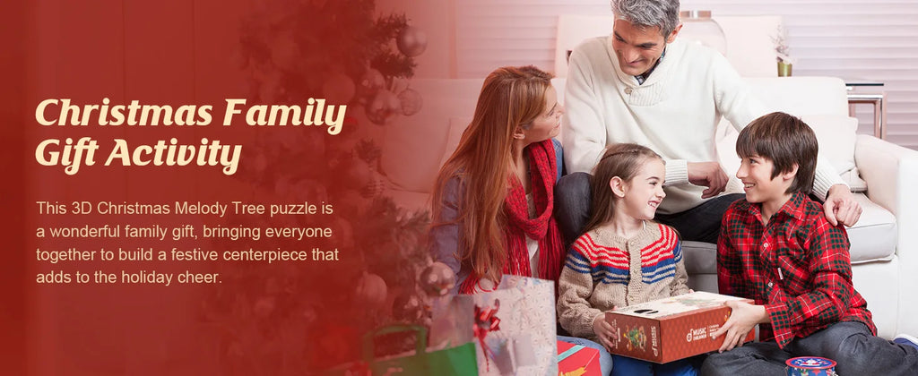 Robotime 3D-Holzpuzzles, Spieluhr, Weihnachtsmelodiebaum, Holzmodellbausätze für Erwachsene zum Bauen, beste Geschenke für Erwachsene und Kinder