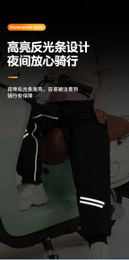 72CM Winter Motorrad Knie Wärmer Fleece Verdicken Pad Warme Wasserdichte Knie Ärmeln