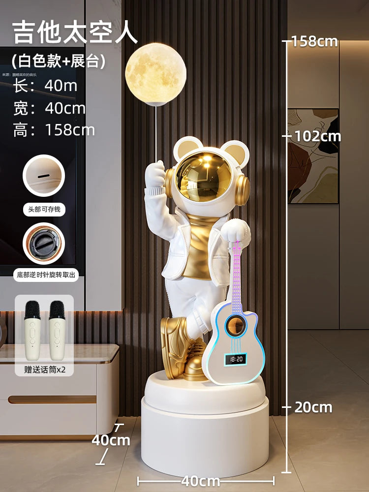 Astronaut Astronaut Bluetooth Audio Stern Licht Wohnzimmer Boden Ornament TV Schrank Boden Home Dekoration