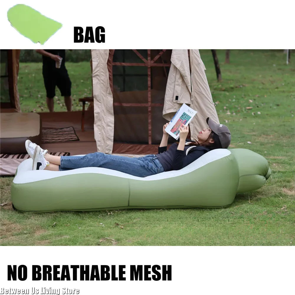 Aufblasbares Outdoor-Sofa – Sitzsack, Amphibien, für Pool, Strand, Camping & Garten, 9 Farben